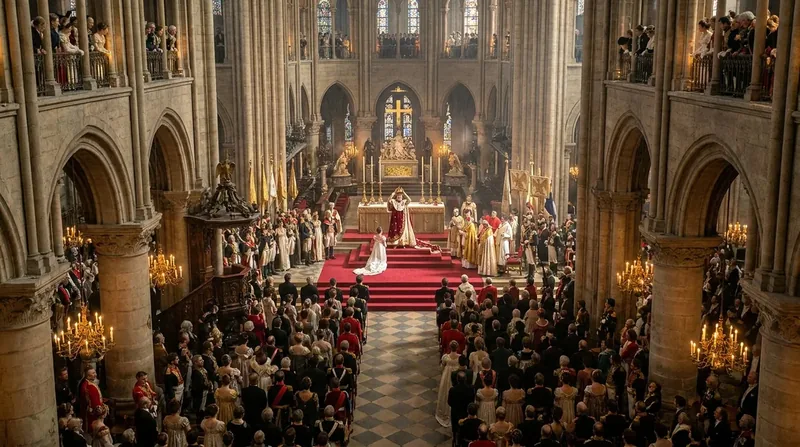 Napoleon’s coronation at Notre-Dame
